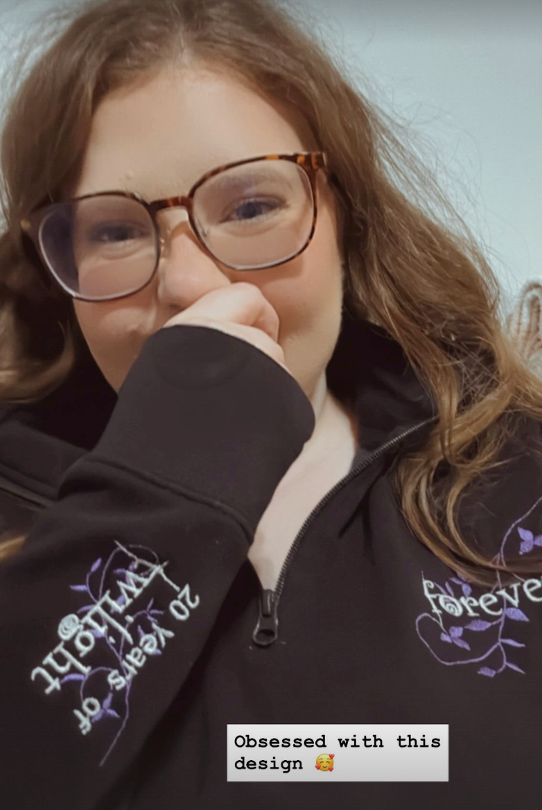 Forever Embroidery Fleece Pullover