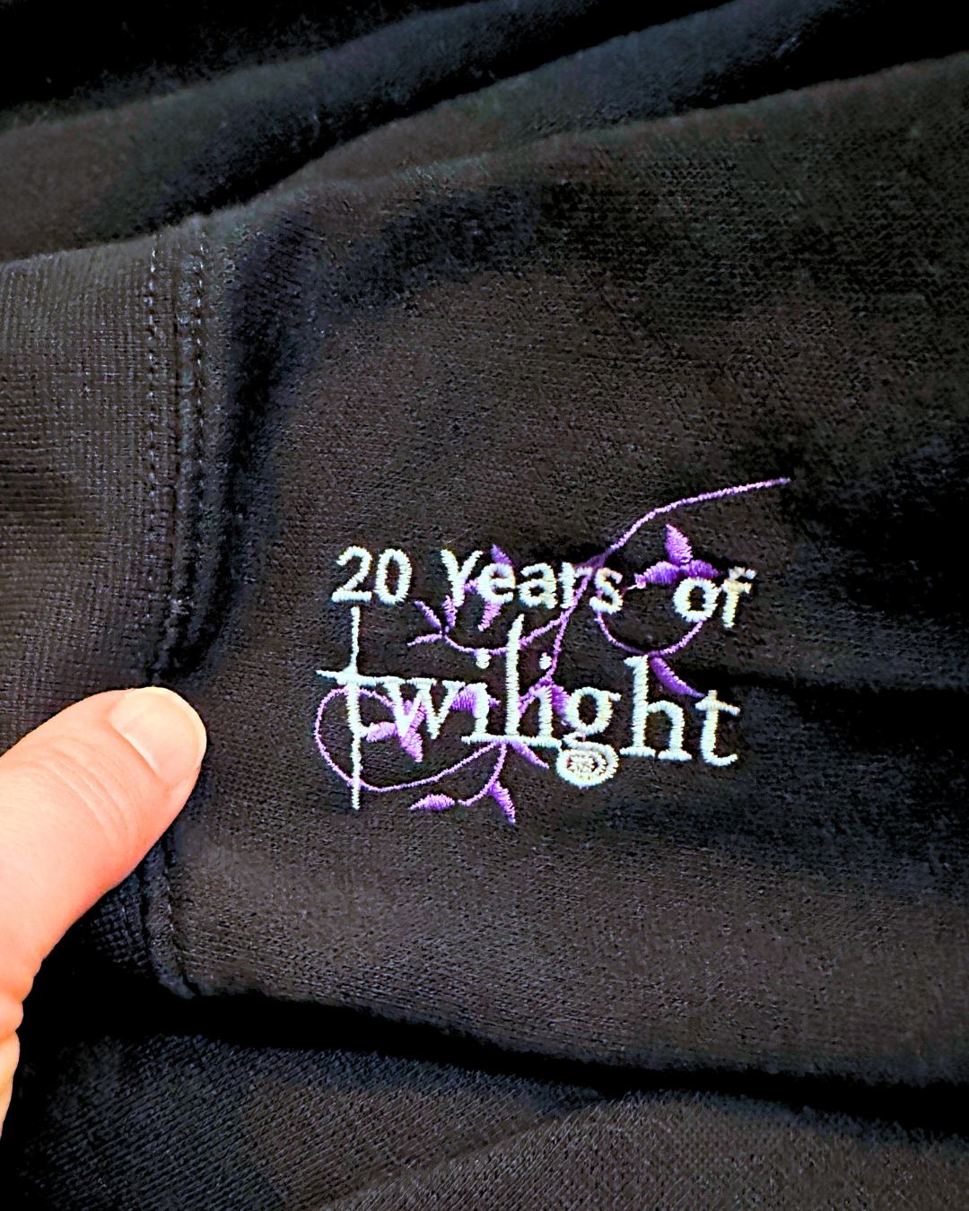 Forever Embroidery Fleece Pullover