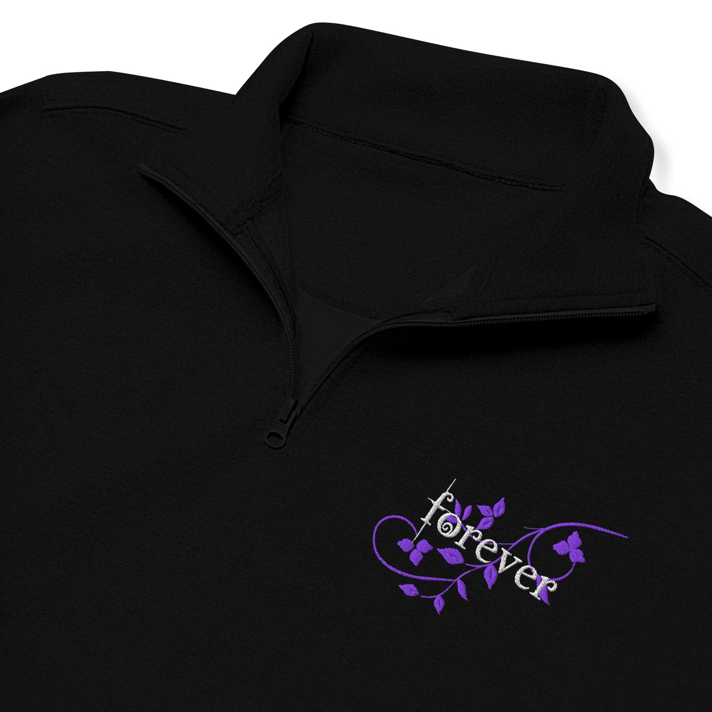 Forever Embroidery Fleece Pullover