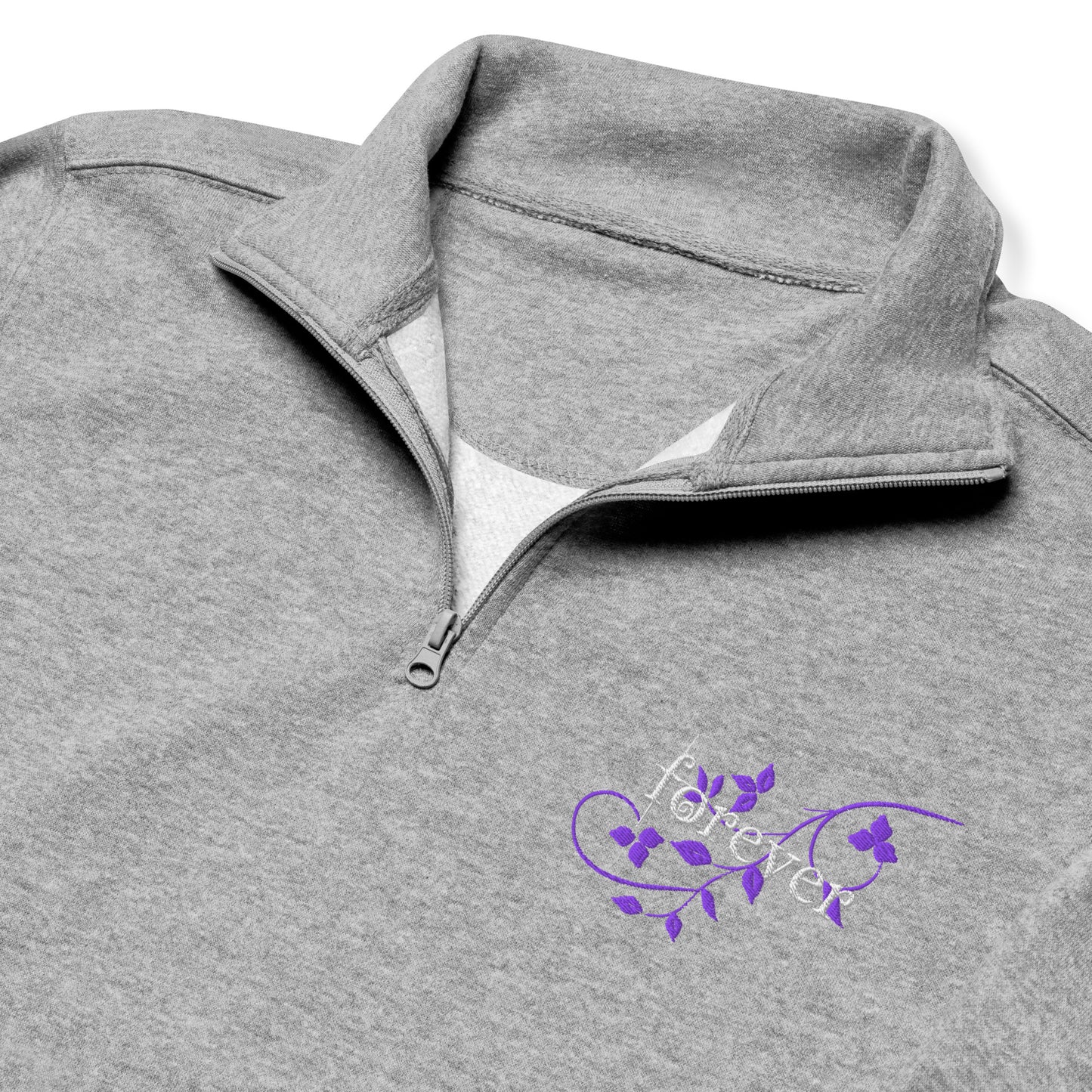 Forever Embroidery Fleece Pullover