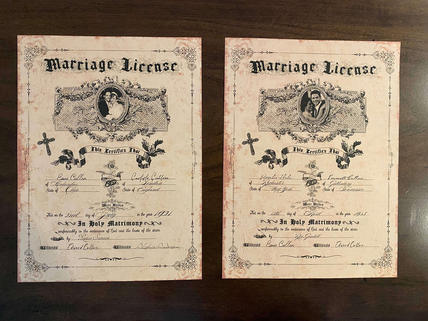 Marriage License (4 Options) image 2