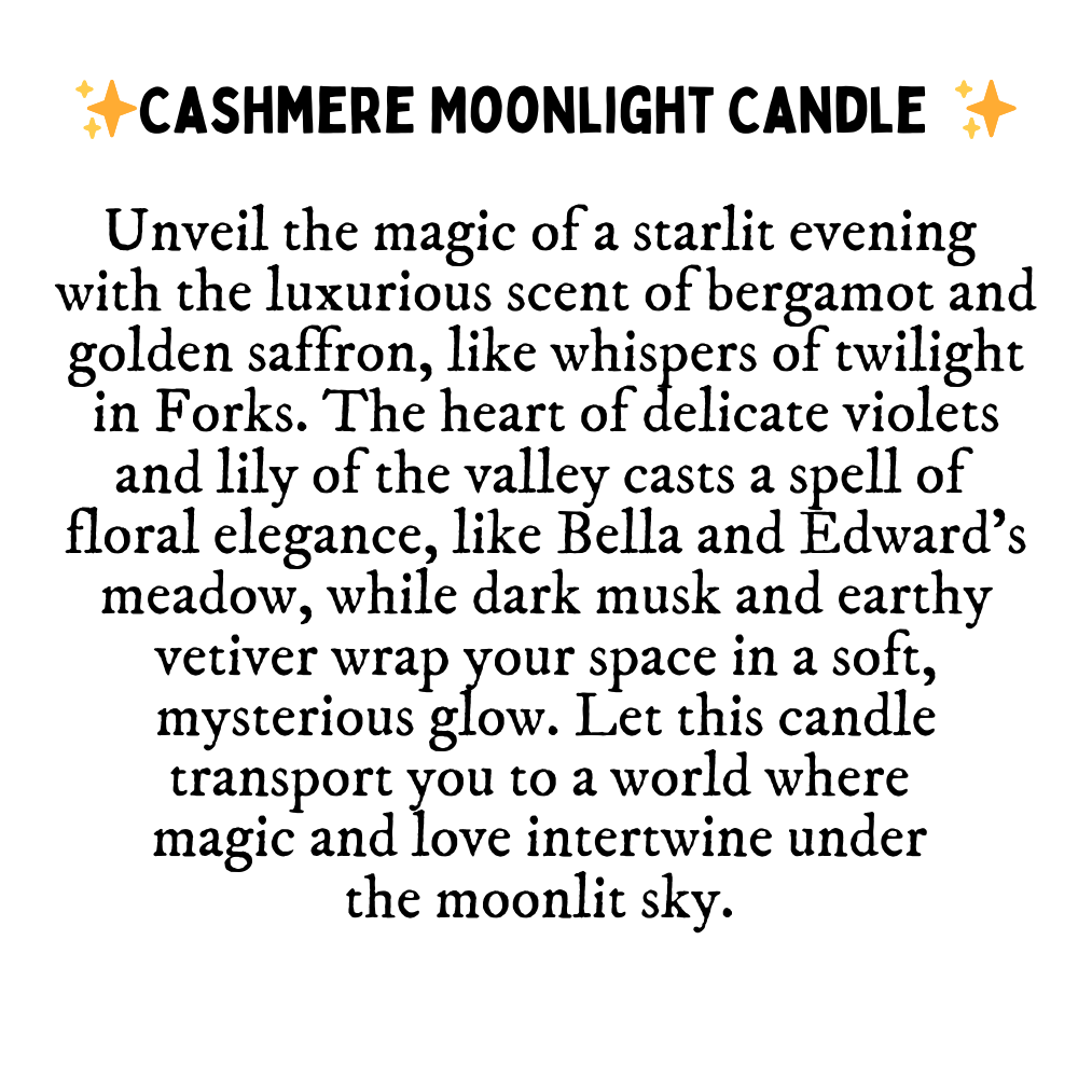 Twilight Tarot Card Candle - The Moon