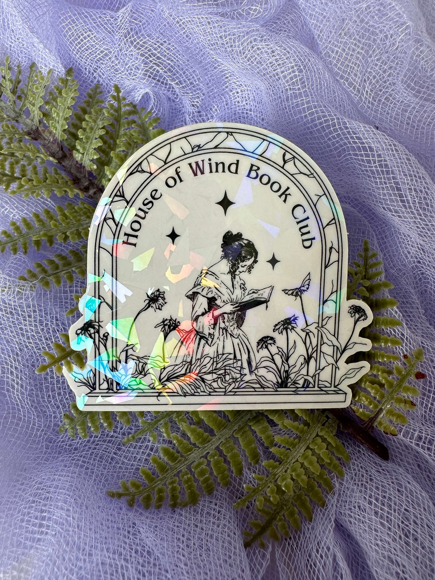 House of Wind Book Club Sticker