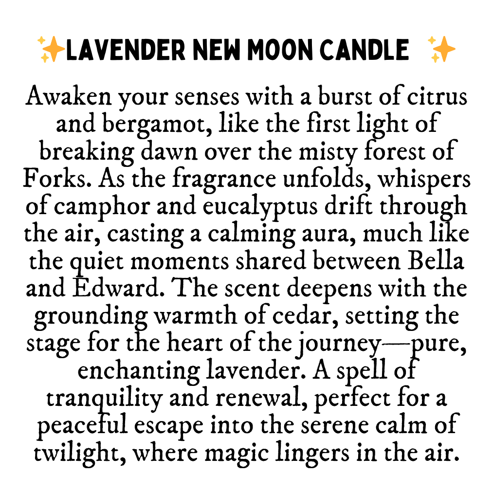 Twilight Tarot Card Candle - The Moon