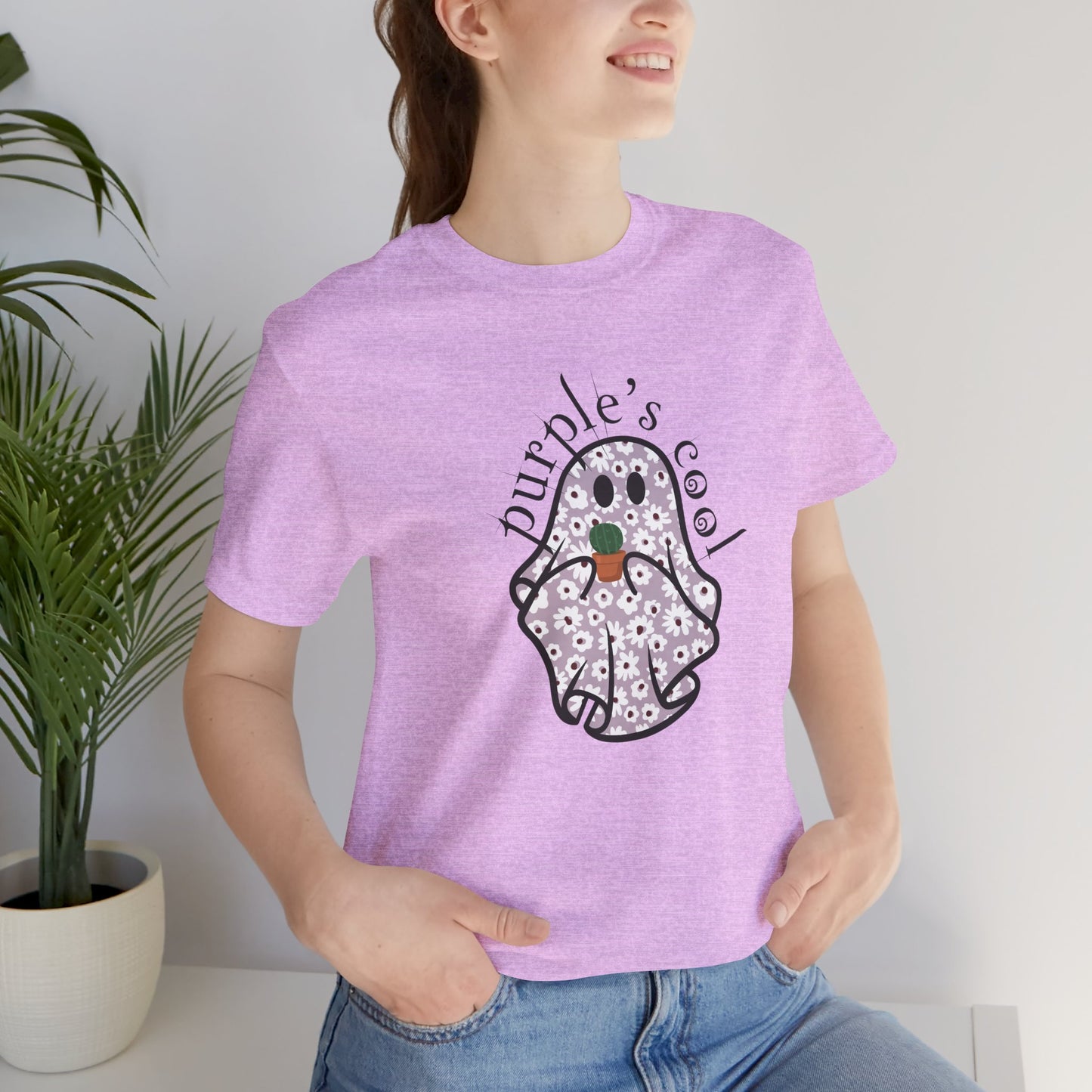 Purple's Cool Ghost T-Shirt