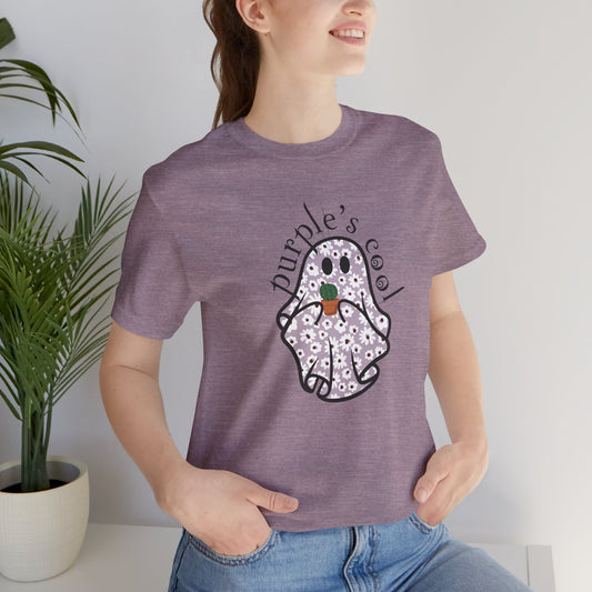 Purple's Cool Ghost T-Shirt