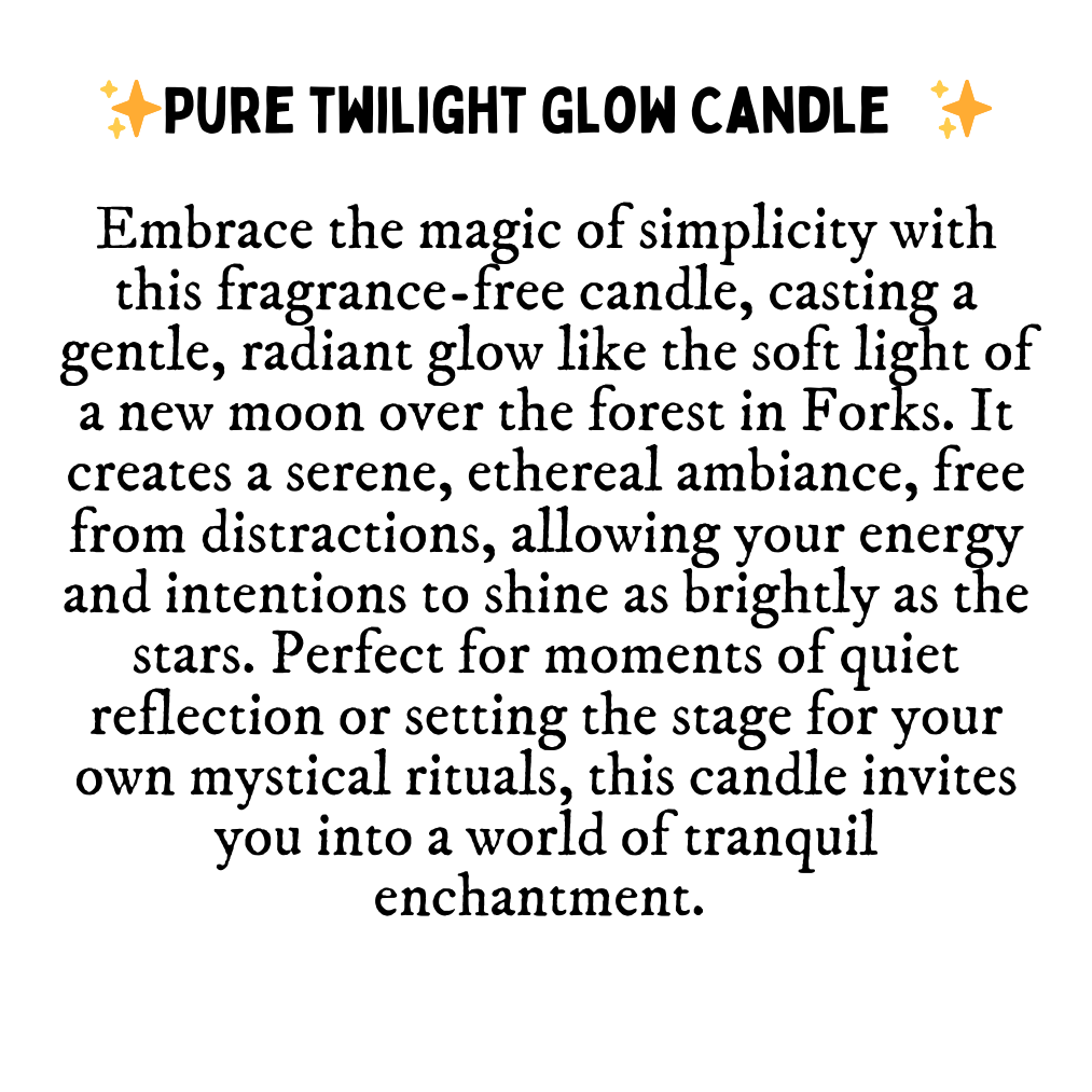 Twilight Tarot Card Candle - The Moon