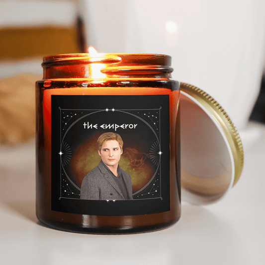 Twilight Tarot Card Candle - The Emperor