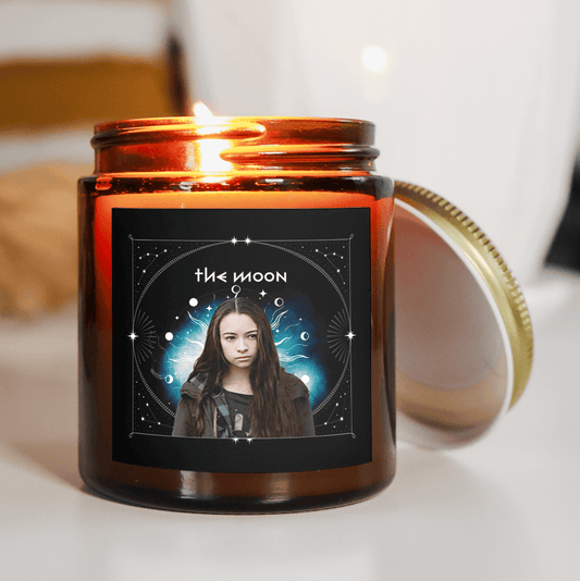 Twilight Tarot Card Candle - The Moon