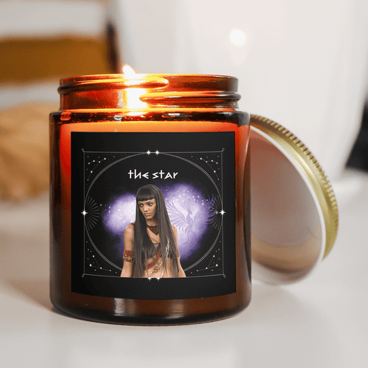 Twilight Tarot Card Candle - The Star