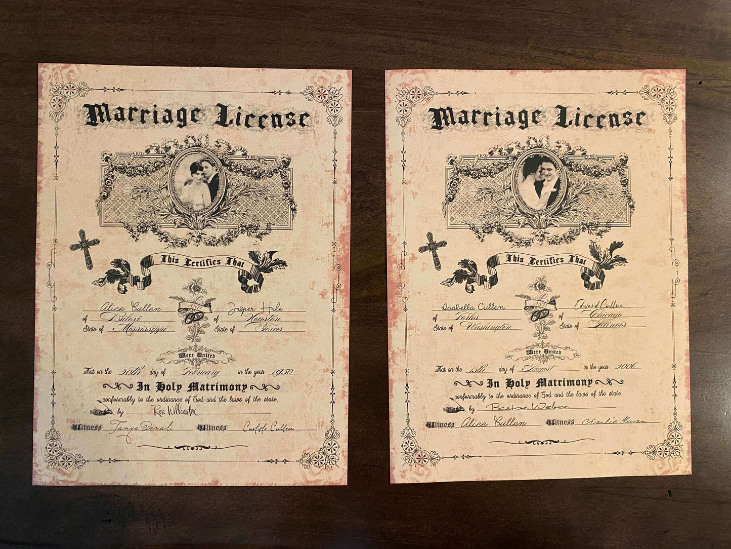 Marriage License (4 Options) image 1